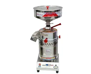 Shree Krishna Aata Chakki Maker Ghar Ghanti Automatic Domestic Portable Flour Mill 1 Hp Single Phase Table Top Squre Aata Maker for Home Fully Stainless-Steel Standard Accessories (Silver)