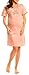 Happy Mama Women's Maternity Nursing Breastfeeding Nightdress Nightie Gown. 391p (Apricot, 14)