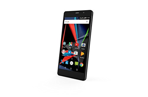 ARCHOS Smartphone 55 Diamond Selfie Lite (13,97 cm (5,5 Zoll) FHD IPS Display, 16GB, Android 6.0 Marshmallow) schwarz