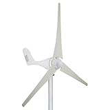 aerogenerador 12v casero 3.Aerogenerador con el sistema integrado de frenado automático para proteger de la velocidad del viento repentina y alta. Se puede utilizar junto con paneles solares, MPPT Seguimiento del punto de máxima potencia integrado en el generador de turbina eólica