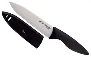 ZircoSharp Ceramic Kitchen Knife for Clean and exceptionally Sharp cuts, 6.0 Blade Chefs Knife, White