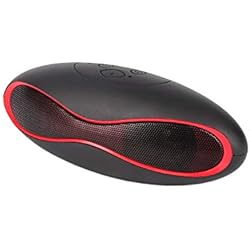 Altavoz pequeño y portátil con Bluetooth y Radio. Mini altavoz inalámbrico para móvil Apto para Tarjeta TF y con Puerto USB. Ideal para Viaje. Compatible con iOS y Android