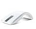 Price comparison product image CAIGOGOO Arc Touch Mouse Wireless Optical 2.4GHz Wireless Mouse Wireless Mouse Surface Edition Plug & Play white White