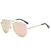 Produktbild Tukistore Klassische Kinder Aviator Sonnenbrille Reflektierende Metallrahmen Brillen für Mädchen und Jungen Alter 5-12