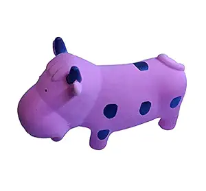 Royale Cat Latex Dog Toys Squeaky, Best Pet Squeaky Pig Dog Chew Toy, Soft Fun Squeaky Dog Toys for Boredom, Cute d Milk White Cow Toy for Dog