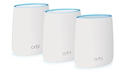 Netgear - ORBI RBK23-100EUS - Pack de 3 - 1 Base + 2 Satellites pour Couvrir Chaque m2 de votre Domicile en haut Débit
