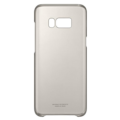 Samsung S8  Clear View Standing  Funda para smartphone Samsung Galaxy S8 Plus  Dorado- Version espa  ola