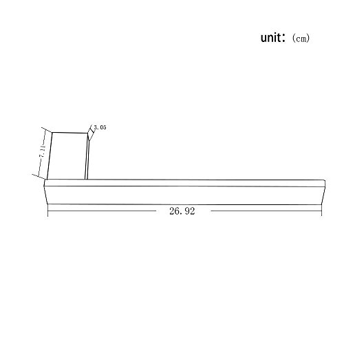 ZUNTO Spiegel Chrom Bad Handtuchring Edelstahl Handtuchstange Handtuchhalter Poliert Finish - 6