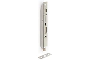BECUSA Pasador para embutir en puerta 160 mm Inox