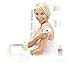 Medisana Mini Bath Massager with Loofah Pad Green