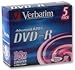 Produktbild DVD-R, 16 SPEED, X5 JEWEL CASE 43519 By VERBATIM
