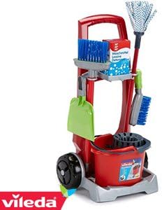 Brand New Klein Toys: Vileda Junior Cleaning Trolley Set Christmas Gift