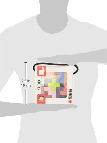 Imagen 4 de Janod 4508063 - Juego de bloques de diferentes formas (50 piezas), varios colores