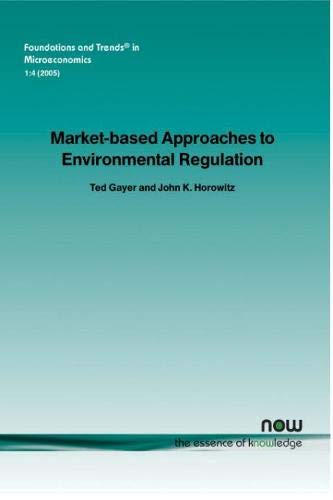 Market-based Approaches to Environmental Regulation