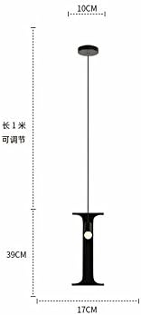 XHOPOS HOME Pendant Light Shade Industrial Hanging Ceiling Lamp Chandelier Letters LED I Living Room Restaurant Bedroom Lighting