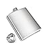 Produktbild 8 Unzen Taschen Flachmann, Geeignet Für Tragbare Wasserflasche Edelstahl Tragbare Outdoor Dicke Persönlichkeit Reiseflasche (Color : Silver, Size : 8Ounce)
