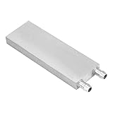 Garsent Bloc de Refroidissement à l'eau, Bloc en Aluminium de Refroidissement pour Refroidisseur d'eau Liquide Système de Radiateur de Refroidissement pour Ordinateur Portable PC.(40 * 120 * 12mm)