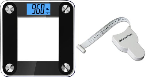 BalanceFrom hochpräzise MemoryTrack Premium Digital Waage / Personenwaage mit „Smart Step-On“ und MemoryTrack Technologie, extra großes zwei Farben Display [Neueste Version] - 8