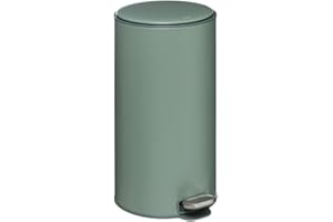 UNIVERSDECOR Poubelle métal Delta 30 litres Atmosphéra (Vert cèdre)