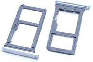 handywest für Kompatibel für Samsung Galaxy S7 SM-G930F G930 Silber Silver Simkarten SIM Karte MicroSD Memory Halter Tray Halterung Schlitten Nano SIM Halter Tray Slot