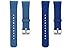 Produktbild Chofit Armband-Ersatz für Gear Fit 2 Pro, Silikonband, Sportband, Zubehör für Samsung Gear Fit 2 Pro SM-R365-Fitnesstracker, Dark Blue&Slate, Large