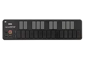 Korg nanoKEY2 Slim-Line USB Keyboard, Black