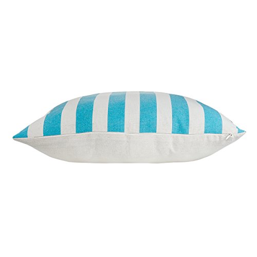 Avanzza 4er-Set Kissenhülle / Kissenbezug 50×50 cm in Türkis für Kissen, Sofakissen / Sofa Kissen und Dekokissen / Deko Kissen aus der Linie Decor Chic - 5