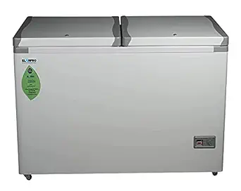 Elanpro EF 335DDG Hard Top Chest Freezer Double Door - 322L