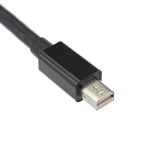 BlueBeach – Mini Displayport (3 in 1) Thunderbolt-auf-HDMI / DVI / VGA Display Port Kabel-Adapter für Apple Mac Book MacBook Pro MacBook Air Mac mini, Adapter 3 in 1 Mini DP auf DVI + HDMI + Displayport DP Konverter für Apple Mac in Schwarz - 6