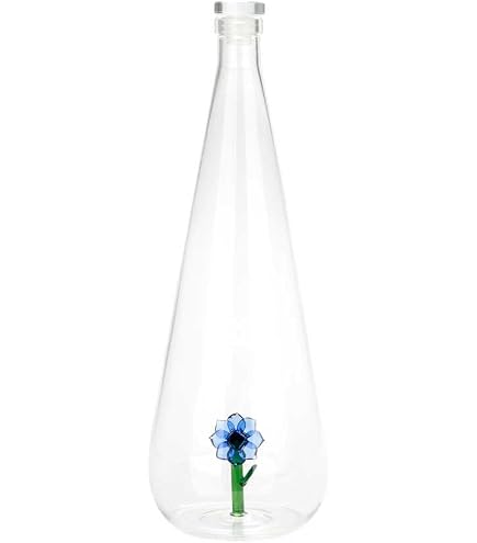 Carafe Ichendorf Milano Clear Bouchon Pétrole - Collection Liberta En Verre Borosilicate 135cl