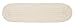Produktbild Inlett Streifen oval TK10 Stufenmatten, 20,3 cm von 71,1 cm Canvas weiß