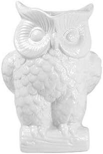 Large Ceramic Owl Vase Pot