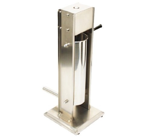 Ricoo Wurstfüller RWH-07 Wurstfüllmaschine Wurstmaschine Wurstspitze Wurstpresse Wurststopfer Wurstfüllgerät Handwurstfüller Handwurstpresse +++ 7 Liter Fassungsvermögen +++ 2-Gang Getriebe +++ Inkl. 4 Füllrohre +++ Material V2A Edelstahl +++ Inkl. 2 Ersatzdichtungen - 3