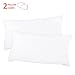 Kissenbezug kissenhülle Kopfkissenbezug Bettkissenbezug Pillowcase, Adoric Life [2er Set] Kissenbezug 100% Mikrofaser, 40 cm x80 cm.(Weiß)