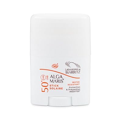 Les Laboratoires de Biarritz Algamaris - Stick solaire SPF50+ certifié Bio