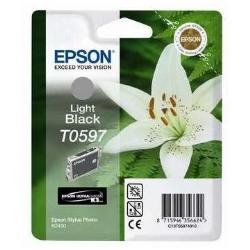 Epson T0597 Cartouche d'encre d'origine grise pour R2400
