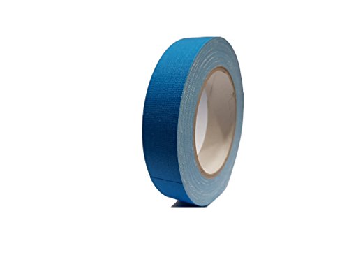 Rouleau adhesif Gaffer Bleu Fluo qualité 25mm x 25m - Panastore Paris