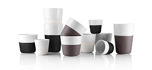 Eva Solo 501002 Lungo-Becher, 2-teilig, Silikonschale,230 ml, Carbon Black, Weiß/Schwarz - 3