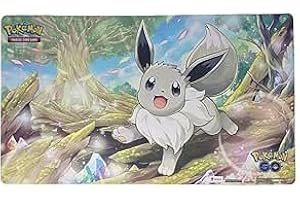 BB-Toy-Trades Compatibile con Pokemon TCG Playmat, tappetino da gioco, tappetino per mouse – Evoli Playmat Eevee