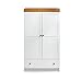 Obaby York Nursery Furniture Set (3 Pieces, White with Pine Trim)