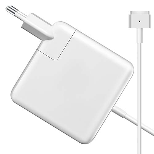 Yeahgo Adaptador Compatible con el Cargador MacBook Pro de 60 vatios. Reemplazo del Cargador con Punta en T MagSafe 2 de 60w/ 45w para MBP de 13"y Retina Display 2012 2013 2014 2015 con Cable de 1,8m