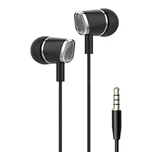 ShopMagics In-Ear Headphones Earphones for Xiaomi, Redmi, Mi 10i / 10 i, Mi 11, Mi 11 Pro, Poco M2 / M 2, Poco M3 / M 3, Poco X3 / X 3, Poco X3 NFC / X 3 NFC, 9 Power, 9 Prime Earphone Original Like Wired Stereo Deep Bass Head Hands-free Headset Earbud With Built in-line Mic, Call Answer/End Button, Music 3.5mm Aux Audio Jack (M402, Black)