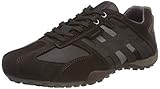 geox snake uomo Absatzform: Flach Geox Herren UOMO SNAKE K Sneaker, Braun (Dk Coffee C6024), 43 EU