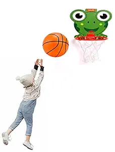 Sarvda Basketball for Kids Premium Set Portable with Hanging Board Ball net Indoor and Outdoor Game Good Pastime Gift Set 1-11 yrs
