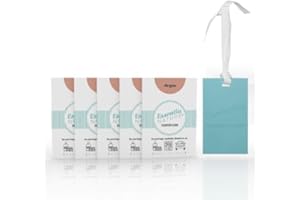 ESSENTIA NATURE ESSENTIA Card Profumate in Silicone, Ideali per Profumare Armadi, Cassetti, Borse, Auto (Fragranza Argan, Confezione da 5)