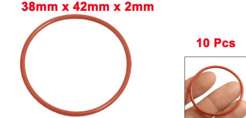 10 PCS 42 mm Außen Dia 2 mm dick Industrie Gummi O Ringe Dichtungen - 2