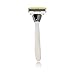 SHAVE-LAB - ZERO - Manual Razor with 4x Razor Blades (P.L.6 - 6 blades - for women, white)