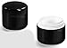 Empty Tin Pot Black Set of 3/5 ml