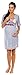Zeta Ville - Women's Maternity Nursing Nightdress LOVE YOU Print Gown - 193c (Red, UK 16)
