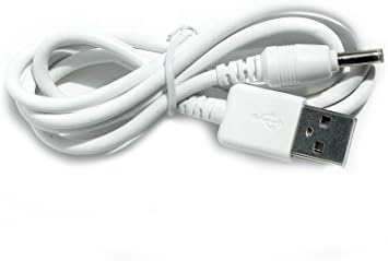 Kingfisher Technology 90cm USB 5V 2A PC White Charger Power Cable Lead Adaptor (22AWG) for Svakom Luna & Selene Massager